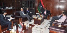 وزير العدل يلتقي نائب ممثل الشؤون السياسية ببعثة الأمم المتحدة في ليبيا1 وزير العدل يلتقي نائب ممثل الشؤون السياسية ببعثة الأمم المتحدة في ليبيا1