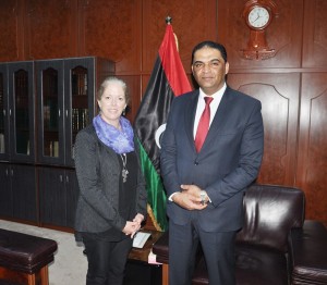 وزير العدل يلتقي نائب ممثل الشؤون السياسية ببعثة الأمم المتحدة في ليبيا2