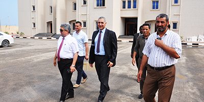 جولة تفقدية لاستلام المباني جولة تفقدية لاستلام المباني