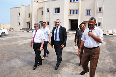 جولة تفقدية لاستلام المباني