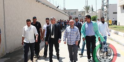 زيارة وزير العدل لمؤسسة الاصلاح والتأهيل الهضبة