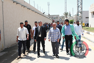 زيارة وزير العدل لمؤسسة الاصلاح والتأهيل الهضبة