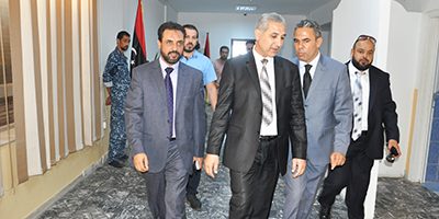 زيارة وزير العدل لمجمع المحاكم 3