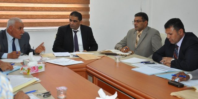 وزير العدل يلتقي مدير ورؤساء فروع ومكاتب المحاماة العامة