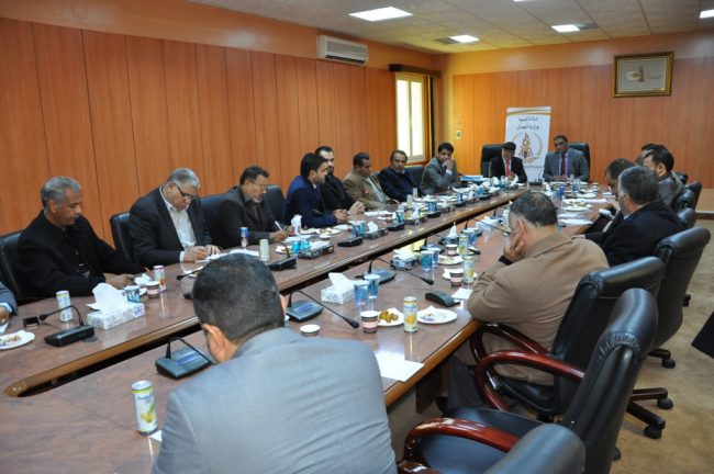 زيارة وزير العدل لمصلحة التسجيل العقاري