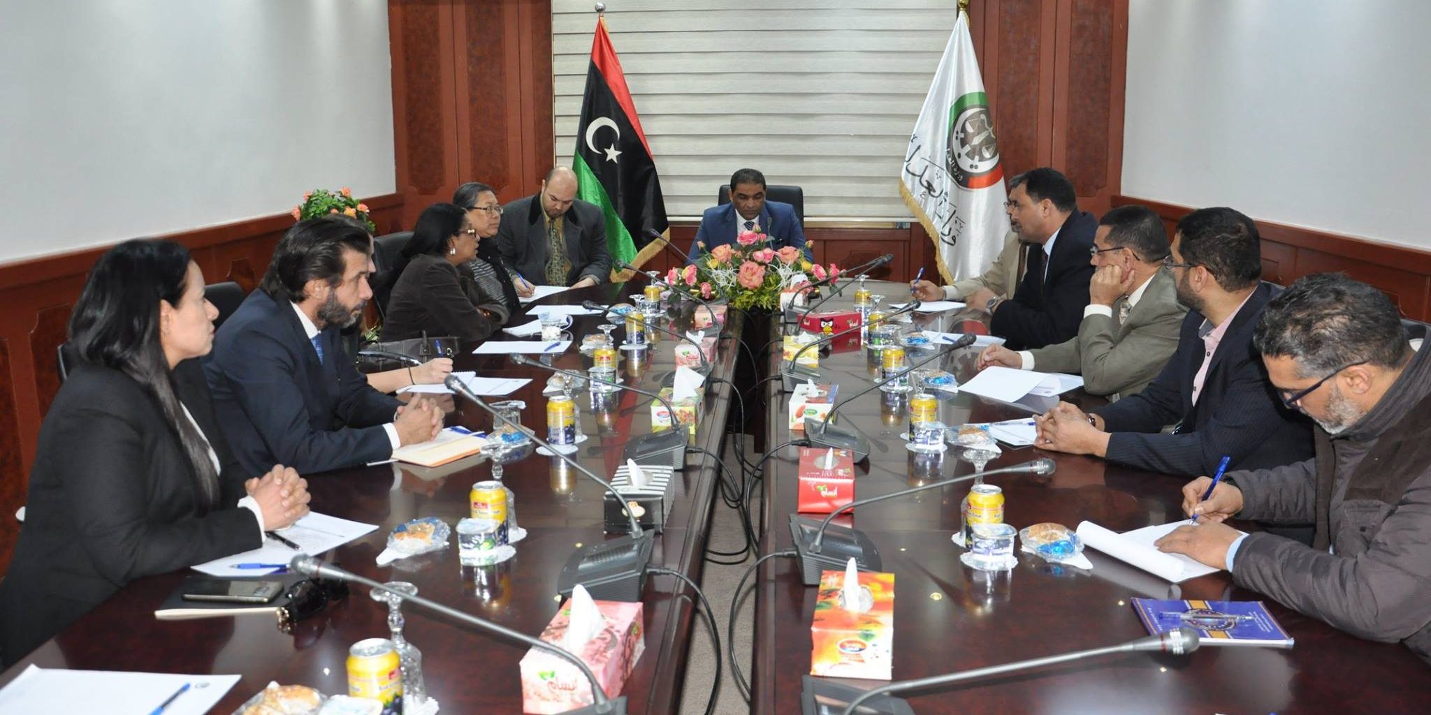 استقبال وزير العدل لمقرر الخاص للأمم المتحدة المعني بحقوق الإنسان لشؤون النازحين1