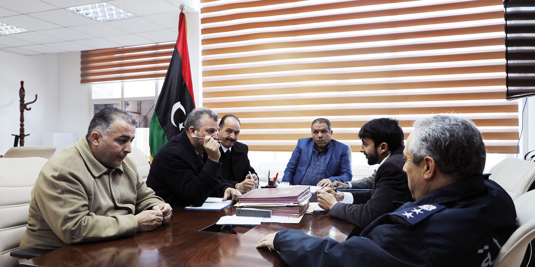 زيارة بعثة الأمم المتحدة للدعم في ليبيا إلى مؤسسة الإصلاح والتأهيل الجديدة الرئيسي