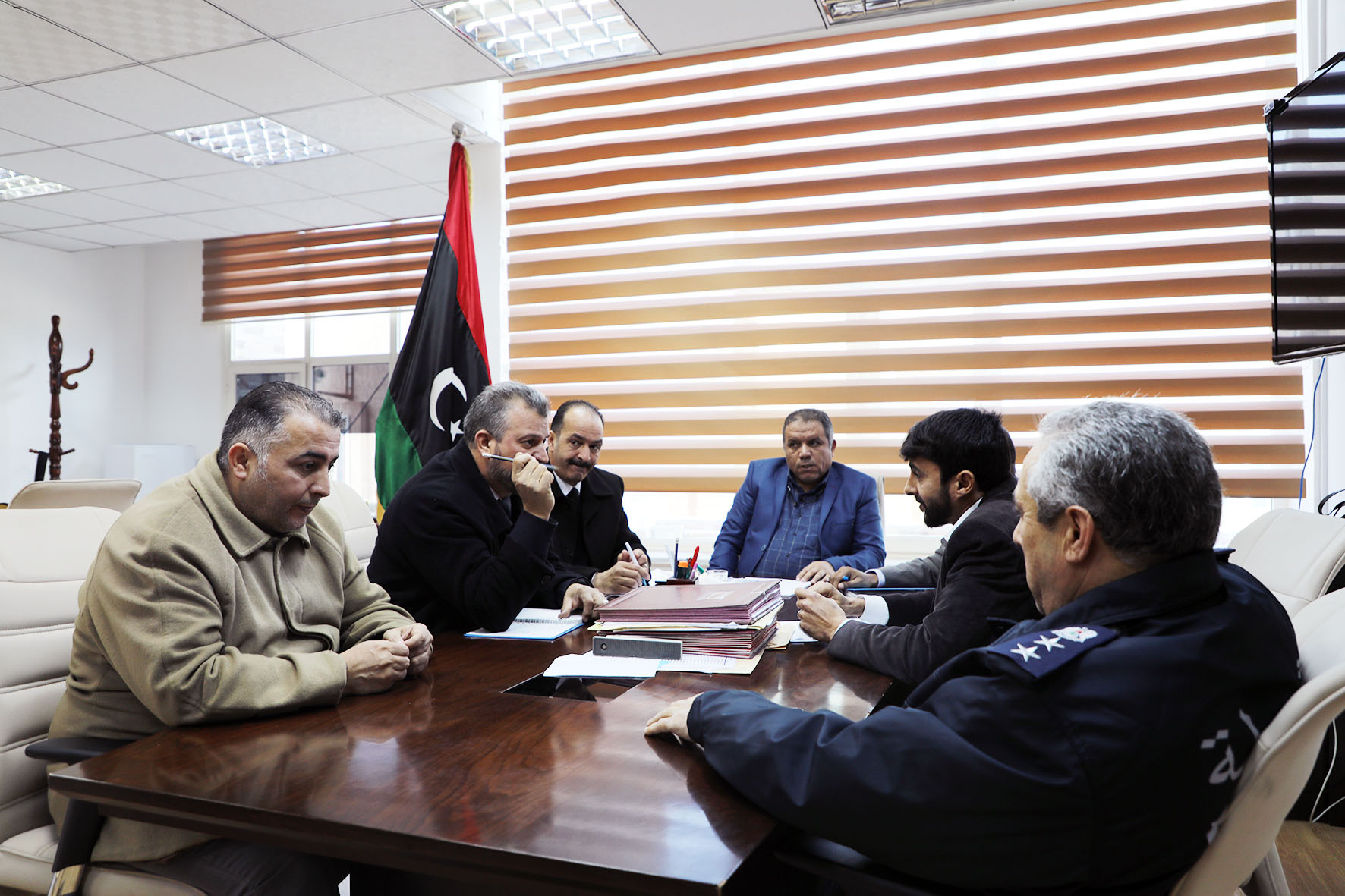 زيارة بعثة الأمم المتحدة للدعم في ليبيا إلى مؤسسة الإصلاح والتأهيل الجديدة الرئيسي