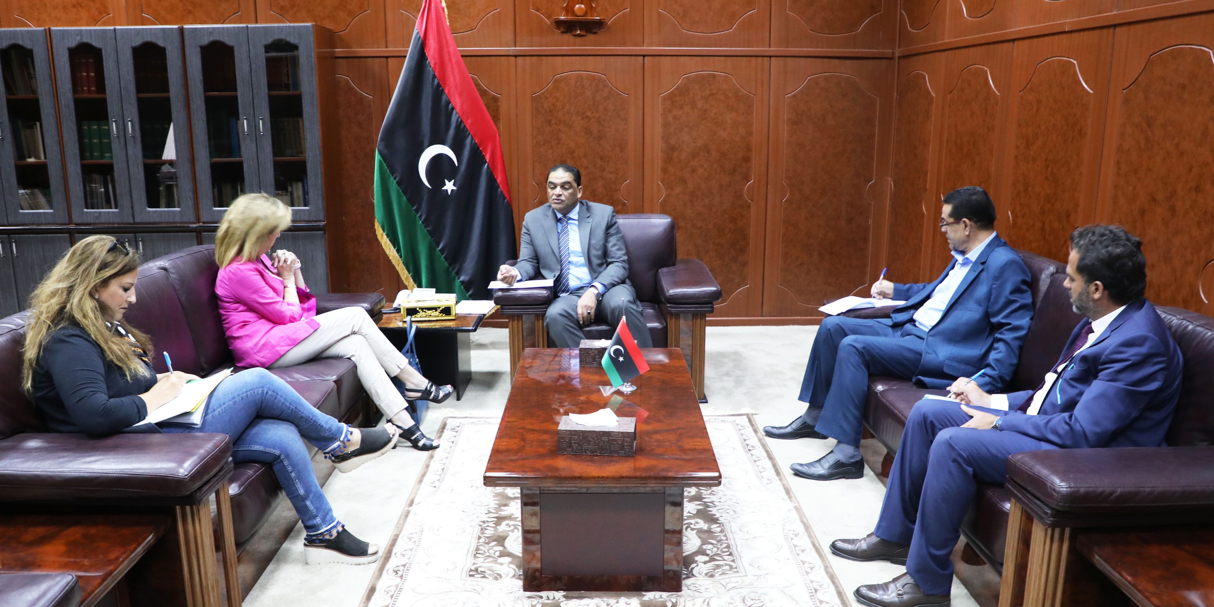 زيارة بعثة الأمم المتحدة للدعم في ليبيا لوزارة العدل 2