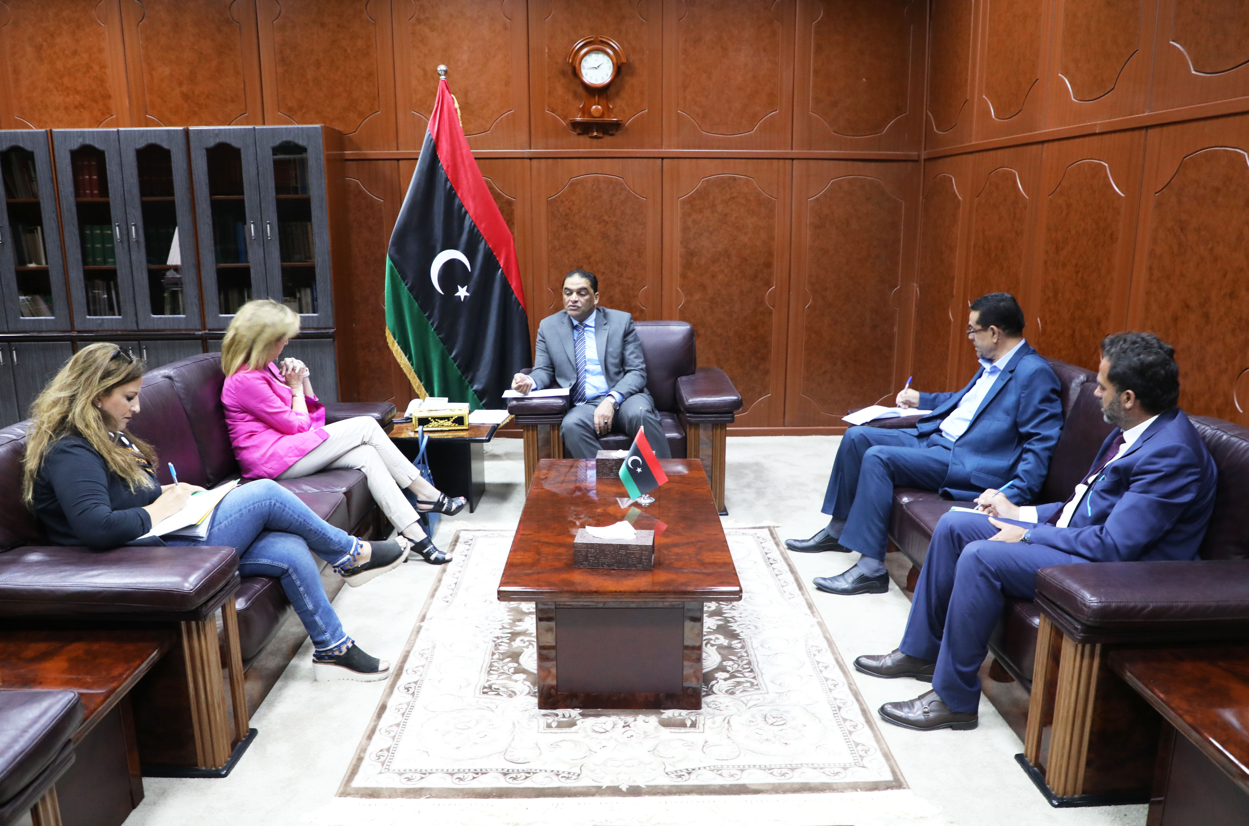 زيارة بعثة الأمم المتحدة للدعم في ليبيا لوزارة العدل 2