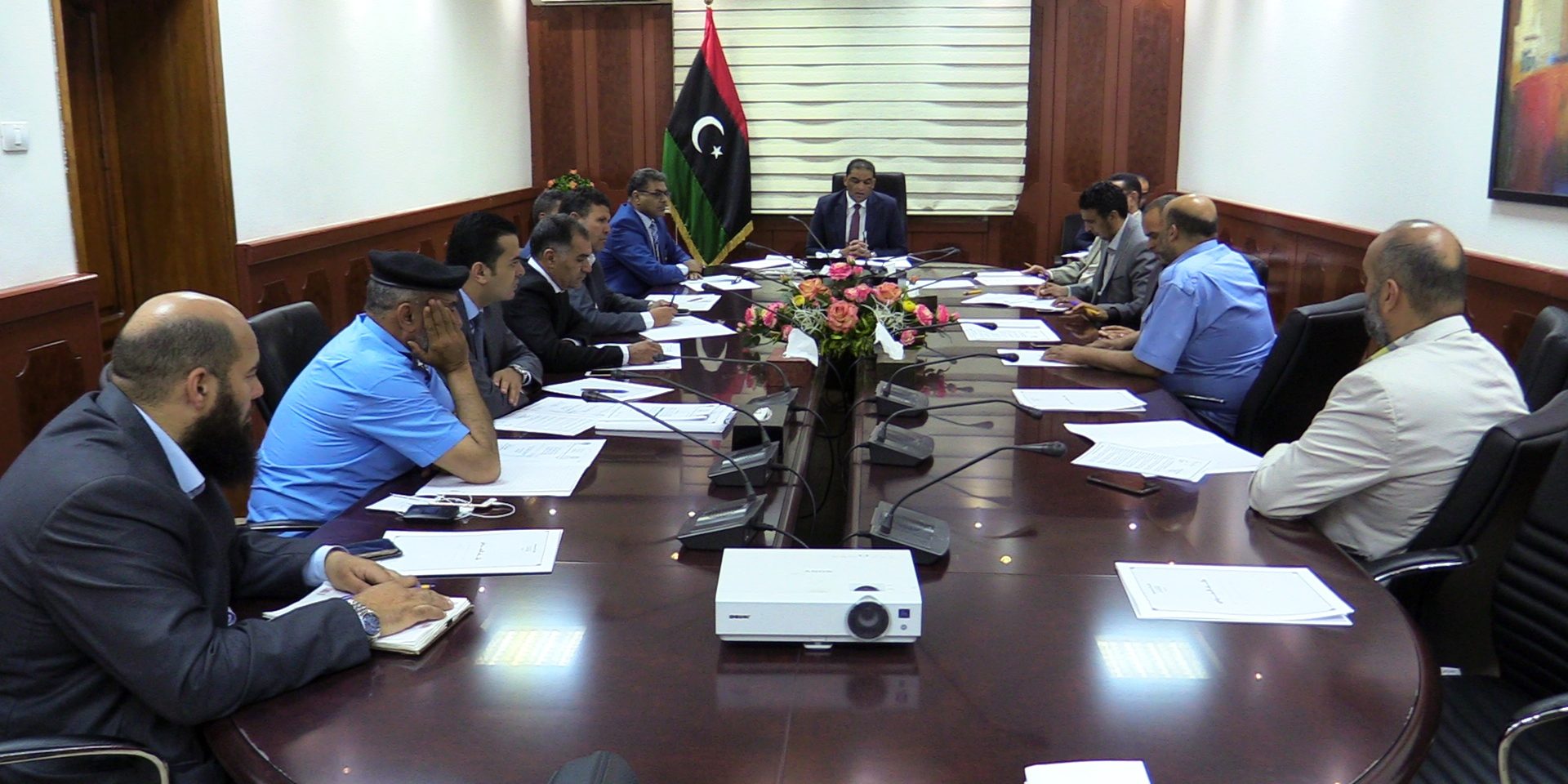 لجنة الطوارئ والأزمة تعقد اجتماعها الثالث بوزارة العدل