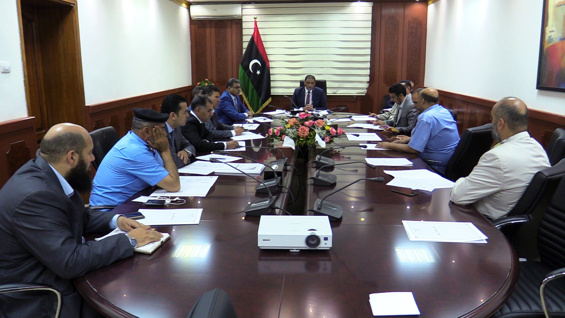 لجنة الطوارئ والأزمة تعقد اجتماعها الثالث بوزارة العدل