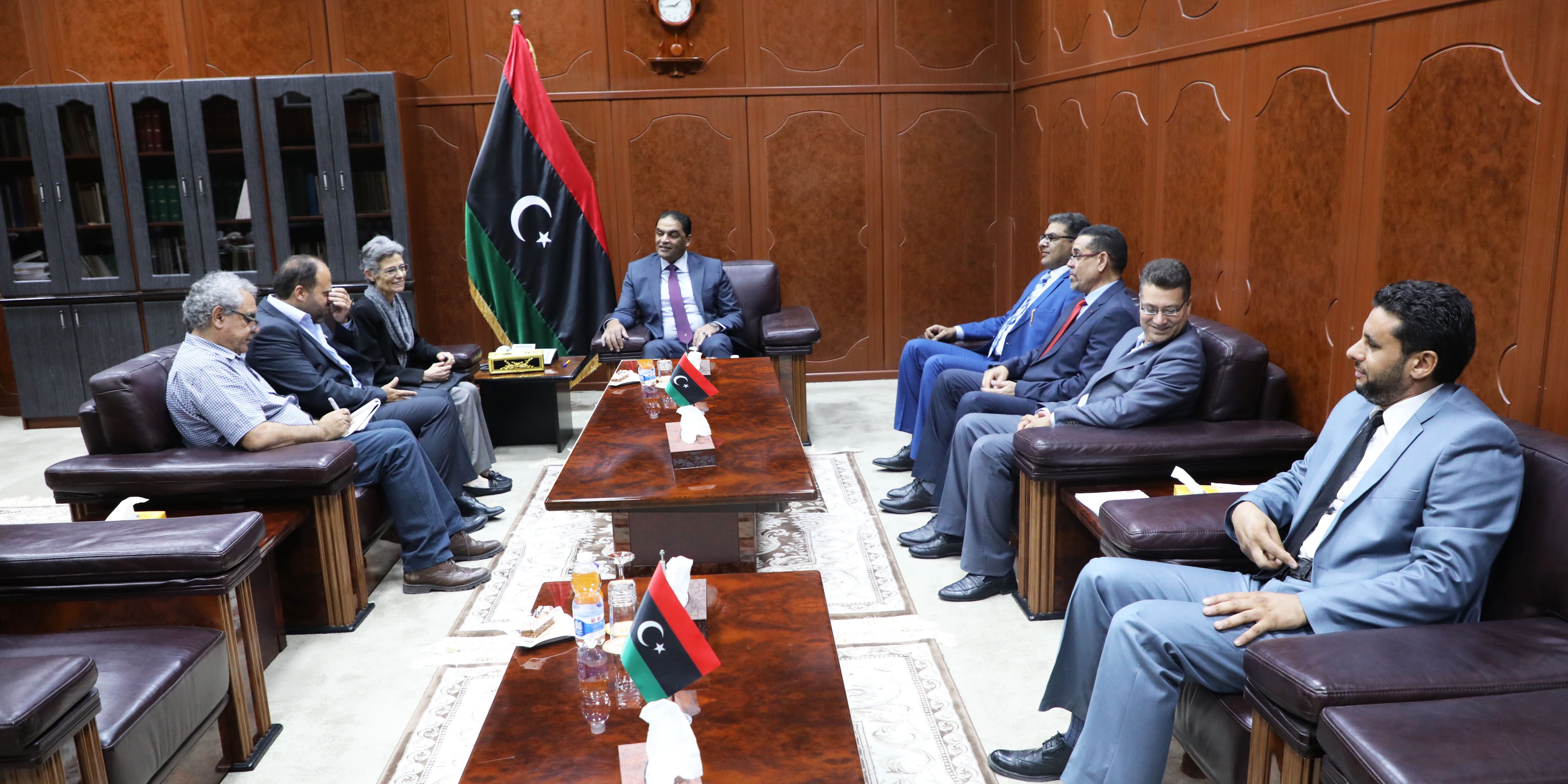 زيارة بعثة اللجنة الدولية للصليب الأحمر لوزارة العدل