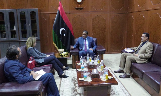 معالي وزير العدل يجتمع مع نائب رئيس بعثة الأمم المتحدة للدعم في ليبيا