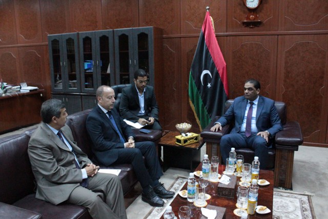 وزير العدل يستقبل رئيس بعثة الاتحاد الأوروبي للمساعدة في الإدارة المتكاملة للحدود 1