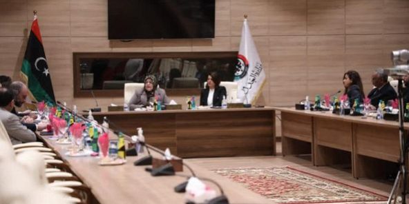 معالي وزيرة العدل تجتمع مع لجنة تقصي الحقائق في ليبيا 10