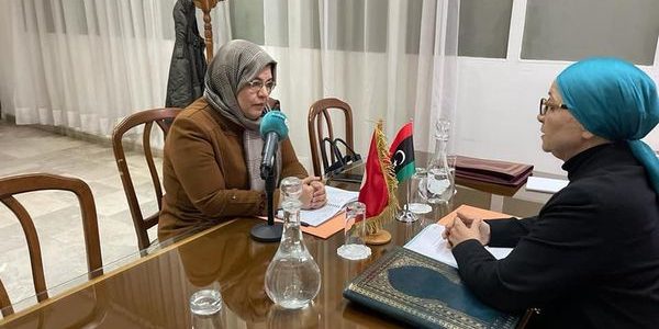 معالي وزيرتي العدل تبحثان تعزيز التعاون المشترك بين ليبيا وتونس.5